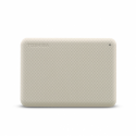 Toshiba Canvio Advance - Hard drive - 4 TB - external (portable) - 2.5" - USB 3.2 Gen 1 - light beige