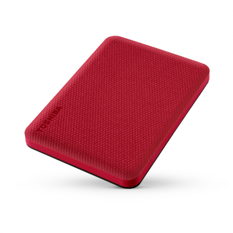 Toshiba Canvio Advance - Hard drive - 4 TB - external (portable) - 2.5" - USB 3.2 Gen 1 - red - 4