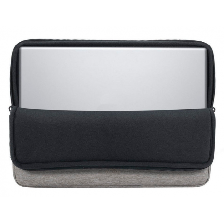 Riva Case Suzuka 7705 - Notebook sleeve - eco - 15.6" - grey - 1