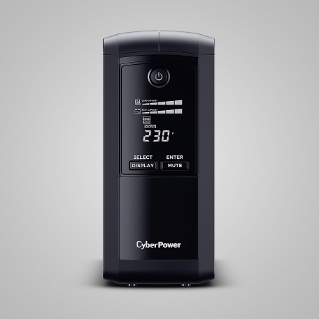 CyberPower Value Pro VP700EILCD - UPS - AC 230 V - 390 Watt - 700 VA - 1-phase - RS-232, USB - output connectors: 6 - black - 2