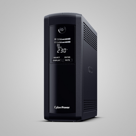 CyberPower Value Pro VP1200EILCD - UPS - AC 230 V - 720 Watt - 1200 VA - 1-phase - RS-232, USB - output connectors: 8 - black - 0