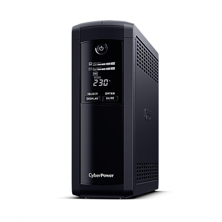 CyberPower Value Pro VP1600EILCD - UPS - AC 230 V - 960 Watt - 1600 VA - 1-phase - RS-232, USB - output connectors: 8 - black - 0