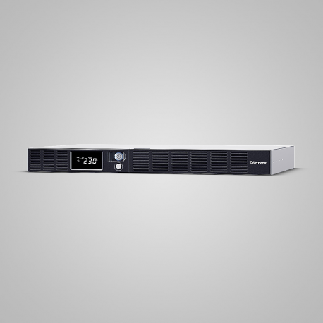 CyberPower Office Rackmount Series OR1500ERM1U - UPS (rack-mountable) - AC 230 V - 900 Watt - 1500 VA - 1-phase - Ethernet, RS-232, USB - output connectors: 6 - 1U - silver - 0