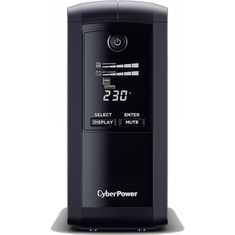 CyberPower Value Pro VP700ELCD-FR - UPS - AC 230 V - 390 Watt - 700 VA - 1-phase - RS-232, USB - output connectors: 4 - black - 1
