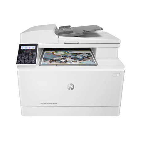 HP Color LaserJet Pro MFP M183fw - Multifunction printer - colour - laser - 216 x 297 mm (original) - A4 / Legal (media) - up to 16 ppm (copying) - up to 16 ppm (printing) - 150 sheets - 33.6 Kbps - USB 2.0, LAN, Wi-Fi(n) - 0