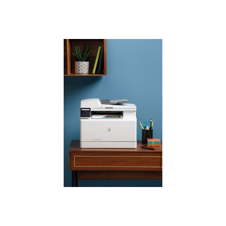 HP Color LaserJet Pro MFP M183fw - Multifunction printer - colour - laser - 216 x 297 mm (original) - A4 / Legal (media) - up to 16 ppm (copying) - up to 16 ppm (printing) - 150 sheets - 33.6 Kbps - USB 2.0, LAN, Wi-Fi(n) - 5