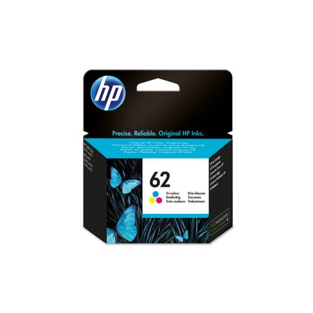 HP 62 - 4.5 ml - colour (cyan, magenta, yellow) - original - ink cartridge - for Envy 55XX, 56XX, 76XX; Officejet 250, 252, 57XX, 8040 - 1
