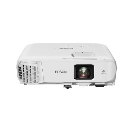 Epson EB-X49 - 3LCD projector - portable - 3600 lumens (white) - 3600 lumens (colour) - XGA (1024 x 768) - 4:3 - LAN - white - 4