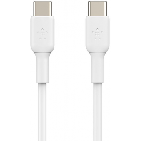 Belkin BOOST CHARGE - USB cable - USB-C (M) to USB-C (M) - 2 m - white - 2