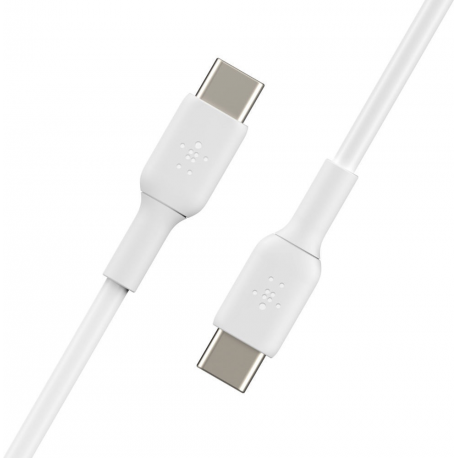 Belkin BOOST CHARGE - USB cable - USB-C (M) to USB-C (M) - 2 m - white - 3