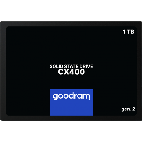 GOODRAM CX400 - Gen 2 - SSD - 1 TB - internal - 2.5" - SATA 6Gb / s - 7