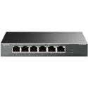 TP-Link TL-SF1006P - V1 - switch - unmanaged - 6 x 10/100 (4 PoE+) - desktop, wall-mountable - PoE+ (67 W)