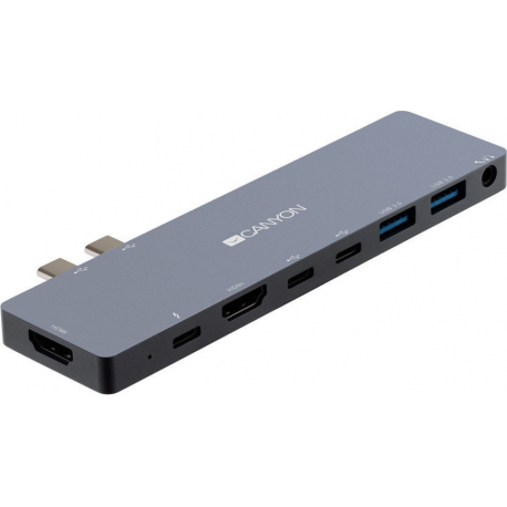 Canyon DS-8 - Docking station - USB-C x 2 - 2 x HDMI - 2
