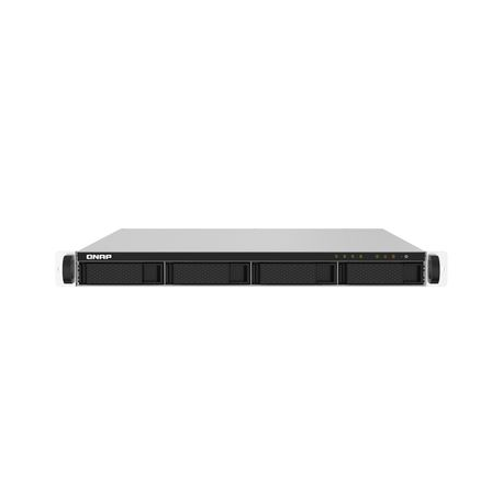 QNAP TS-432PXU-RP - NAS server - 4 bays - rack-mountable - SATA 6Gb / s - RAID 0, 1, 5, 6, 10, JBOD - RAM 2 GB - Gigabit Ethernet / 2.5 Gigabit Ethernet / 10 Gigabit Ethernet - iSCSI support - 1U - 0