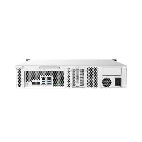 QNAP TS-832PXU - NAS server - 8 bays - rack-mountable - SATA 6Gb / s - RAID 0, 1, 5, 6, 10, 50, JBOD, 60 - RAM 4 GB - Gigabit Ethernet / 2.5 Gigabit Ethernet / 10 Gigabit Ethernet - iSCSI support - 2U - 5