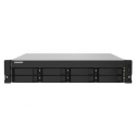 QNAP TS-832PXU - NAS server - 8 bays - rack-mountable - SATA 6Gb / s - RAID 0, 1, 5, 6, 10, 50, JBOD, 60 - RAM 4 GB - Gigabit Ethernet / 2.5 Gigabit Ethernet / 10 Gigabit Ethernet - iSCSI support - 2U