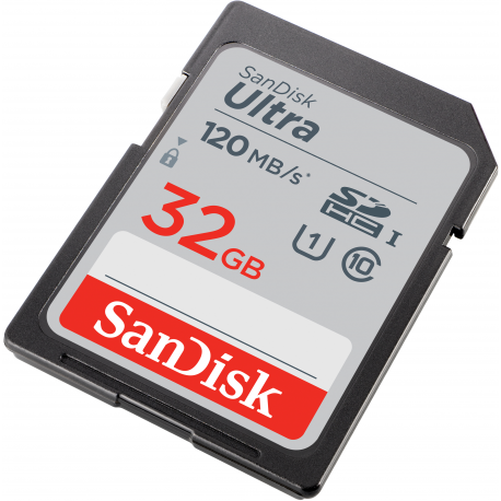 SanDisk Ultra - Flash memory card - 32 GB - UHS-I U1 / Class10 - SDHC UHS-I - 3
