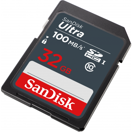 SanDisk Ultra - Flash memory card - 32 GB - UHS Class 1 / Class10 - SDHC UHS-I - 2