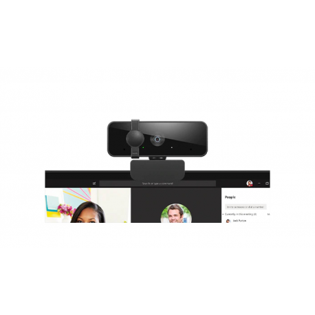 Lenovo Essential - Webcam - colour - 2 MP - 1920 x 1080 - 1080p - audio - USB 2.0 - MJPEG, YUY2 - 10