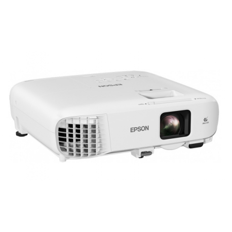 Epson EB-E20 - 3LCD projector - portable - 3400 lumens (white) - 3400 lumens (colour) - XGA (1024 x 768) - 4:3 - white - 2