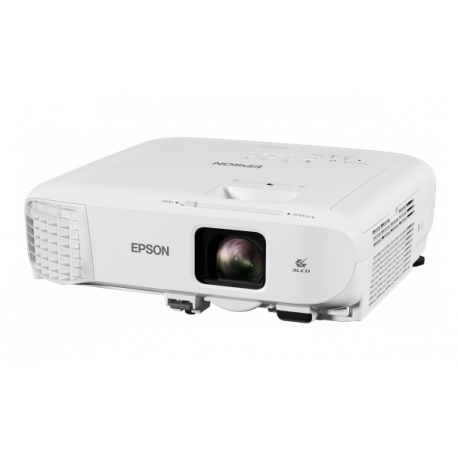 Epson EB-E20 - 3LCD projector - portable - 3400 lumens (white) - 3400 lumens (colour) - XGA (1024 x 768) - 4:3 - white - 6