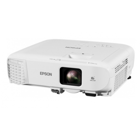Epson EB-E20 - 3LCD projector - portable - 3400 lumens (white) - 3400 lumens (colour) - XGA (1024 x 768) - 4:3 - white - 8
