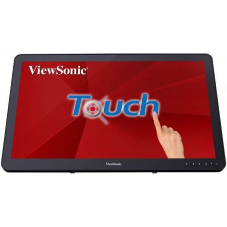 ViewSonic TD2430 - LED monitor - 24" (23.6" viewable) - touchscreen - 1920 x 1080 Full HD (1080p) - VA - 3000:1 - HDMI, VGA, DisplayPort - speakers - 10