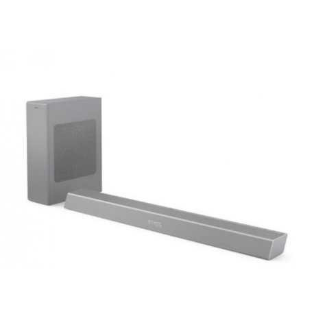Philips TAB8505 - Sound bar system - 2.1-channel - wireless - Wi-Fi, Bluetooth - 200 Watt (Total) - 0