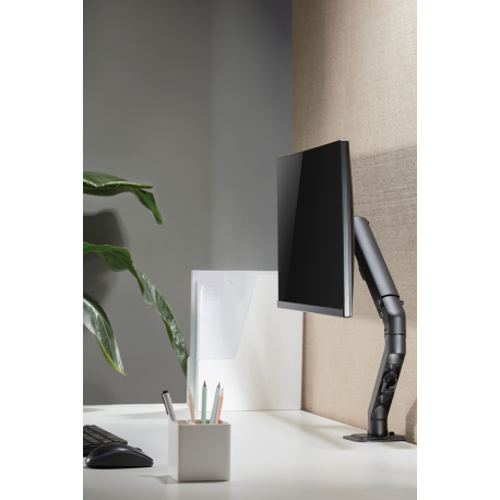 Neomounts by Newstar FPMA-D650 - Mounting kit - for LCD display (full-motion) - black - screen size: 17"-27" - clamp mountable, grommet, desk-mountable - 17