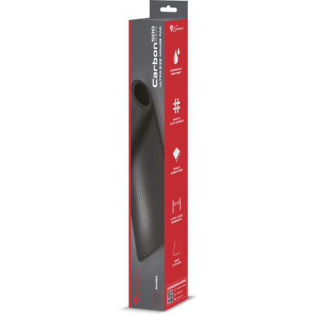 Genesis Carbon 500 Ultra Wave - Keyboard and mouse pad - grey, black - 5