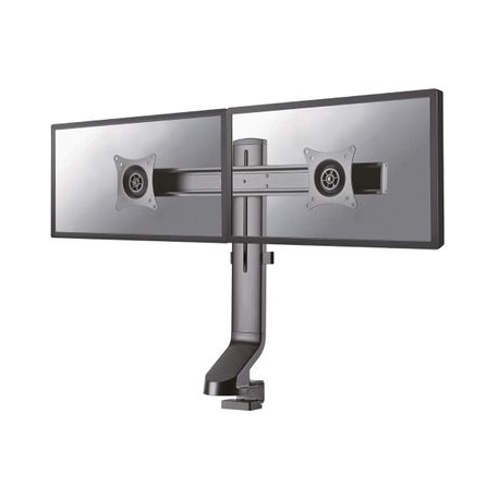 Neomounts by Newstar FPMA-D860D - Mounting kit - for 2 LCD displays (full-motion) - black - screen size: 10"-27" - clamp mountable, grommet, desk-mountable - 3
