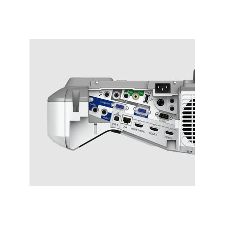 Epson EB-695Wi - 3LCD projector - 3500 lumens (white) - 3500 lumens (colour) - WXGA (1280 x 800) - 16:10 - 720p - LAN - grey, white - 3