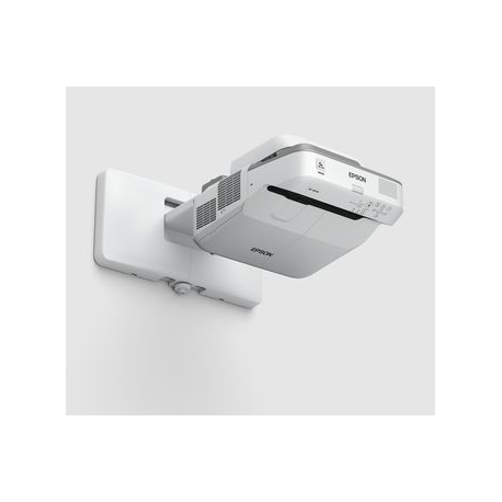 Epson EB-685W - 3LCD projector - 3500 lumens (white) - 3500 lumens (colour) - WXGA (1280 x 800) - 16:10 - 720p - LAN - grey, white - 2