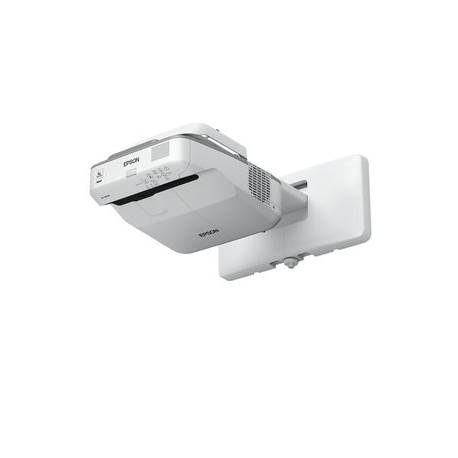 Epson EB-685W - 3LCD projector - 3500 lumens (white) - 3500 lumens (colour) - WXGA (1280 x 800) - 16:10 - 720p - LAN - grey, white - 6