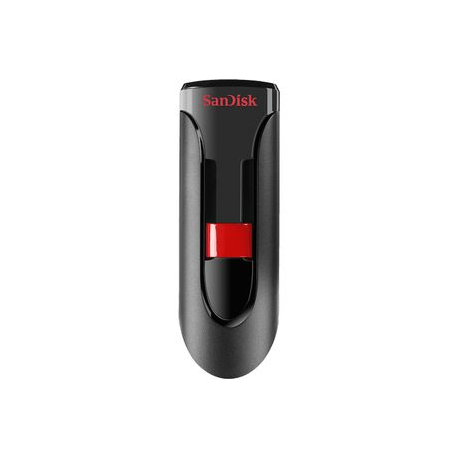 SanDisk Cruzer Glide - USB flash drive - 256 GB - USB 2.0 - black, red - 1