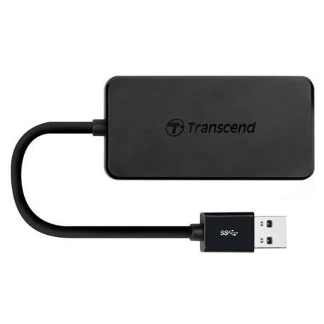 Transcend HUB2 - Hub - 4 x SuperSpeed USB 3.0 - desktop - 11
