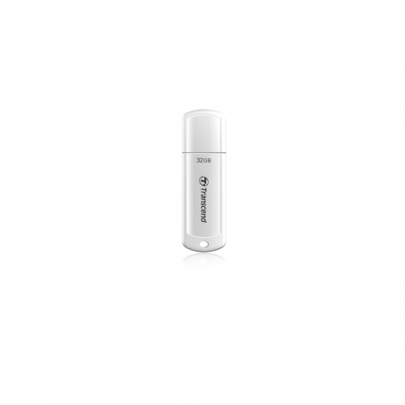 Transcend JetFlash 730 - USB flash drive - 64 GB - USB 3.0 - white - 2