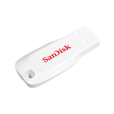 SanDisk Cruzer Blade - USB flash drive - 16 GB - USB 2.0 - white - 2