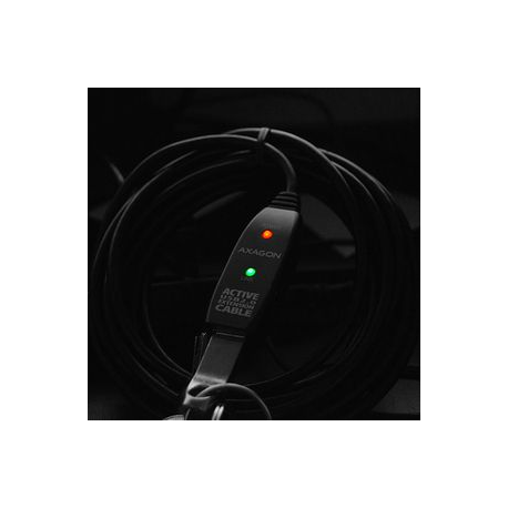 Axago - USB extension cable - USB (F) to USB (M) - USB 2.0 - 10 m - active - 3