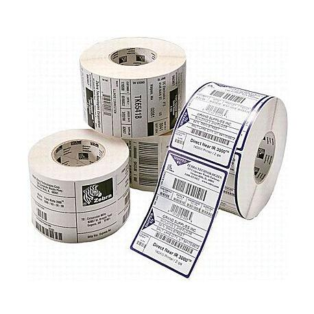Zebra Z-Perform 1000D - Paper - permanent acrylic adhesive - uncoated - perforated - 101.6 x 101.6 mm 2400 label(s) (16 roll(s) x 150) labels - for QLn 420 - 1