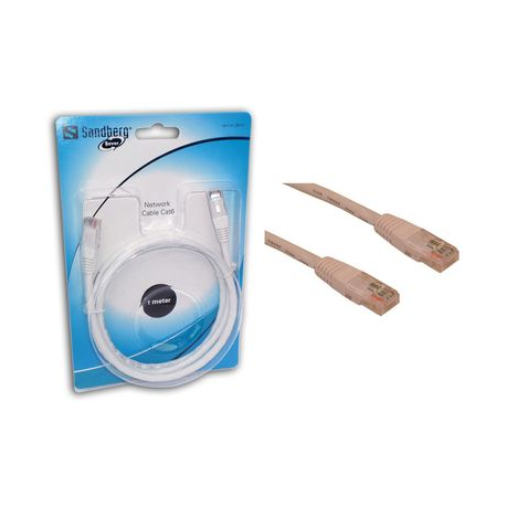 Sandberg SAVER - Patch cable - RJ-45 (M) to RJ-45 (M) - 5 m - UTP - CAT 6 - 2