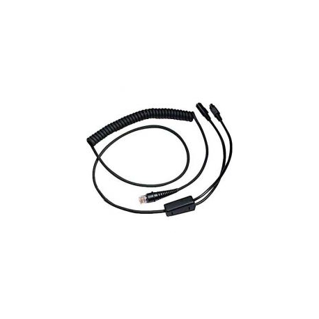 Honeywell - Keyboard wedge  /  power cable - RJ-45 (M) to PS / 2, power - 3 m - coiled - black - 2