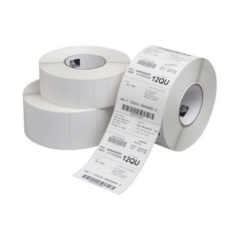 Zebra Z-Perform 1000D - Paper - permanent adhesive - uncoated - 102 x 38 mm 21480 label(s) (12 roll(s) x 1790) labels - for Zebra GX420; GK Series GK420; G-Series GC420; GX Series GX420, GX430; LP 28XX; TLP 28XX - 1
