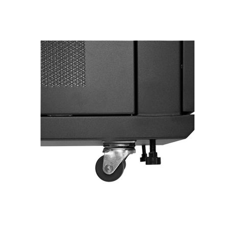 StarTech.com 24U Server Rack Cabinet, 4-Post Adjustable Depth (2" to 30") Network Equipment Rack Enclosure w / Casters / Cable Management / Shelf / Locking Dell PowerEdge, HP ProLiant ThinkServer - 24U Rack Cabinet (RK2433BKM) - Rack cabinet - 24U - 31" - 4