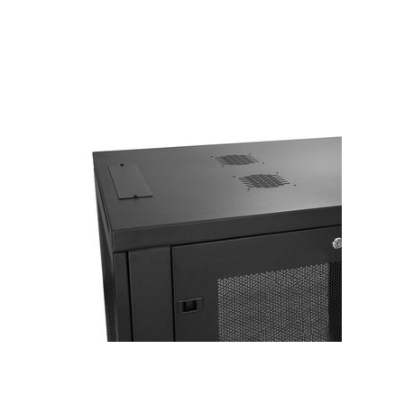 StarTech.com 24U Server Rack Cabinet, 4-Post Adjustable Depth (2" to 30") Network Equipment Rack Enclosure w / Casters / Cable Management / Shelf / Locking Dell PowerEdge, HP ProLiant ThinkServer - 24U Rack Cabinet (RK2433BKM) - Rack cabinet - 24U - 31" - 6