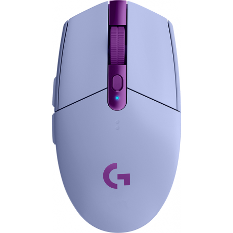 Logitech G G305 - Mouse - optical - 6 buttons - wireless - LIGHTSPEED - USB wireless receiver - lilac - 0