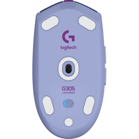 Logitech G G305 - Mouse - optical - 6 buttons - wireless - LIGHTSPEED - USB wireless receiver - lilac - 2