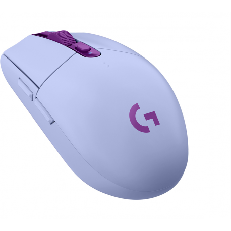 Logitech G G305 - Mouse - optical - 6 buttons - wireless - LIGHTSPEED - USB wireless receiver - lilac - 3