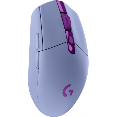Logitech G G305 - Mouse - optical - 6 buttons - wireless - LIGHTSPEED - USB wireless receiver - lilac - 4
