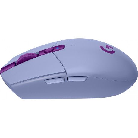 Logitech G G305 - Mouse - optical - 6 buttons - wireless - LIGHTSPEED - USB wireless receiver - lilac - 6